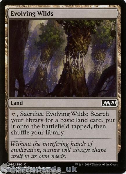 Evolving Wilds Common Mint MTG Card :: Throne of Eldraine Brawl Decks ::