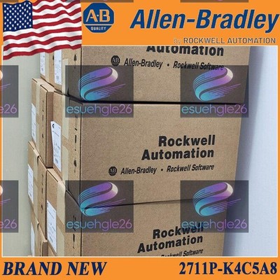 2711P-K4C5A8 Sealed Original AB PanelView Plus 6 4 Color Key AC RS232 Free Tax