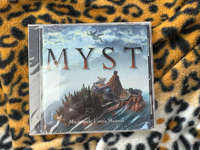 Myst Macintosh User's Manual CD Rom Media