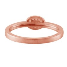 Semi Mount 1.00 Mm Round Shape Faceted Cut Ring Sterling Silver Jewelry