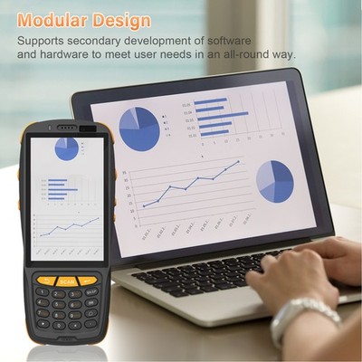  9.0 Barcode Scanner PDA Handheld POS Terminal Inventory Machine MOZH