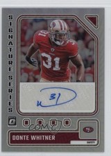 2023 Panini Donruss Optic Signature Series Holo Donte Whitner #SS-DW Auto 0ip6