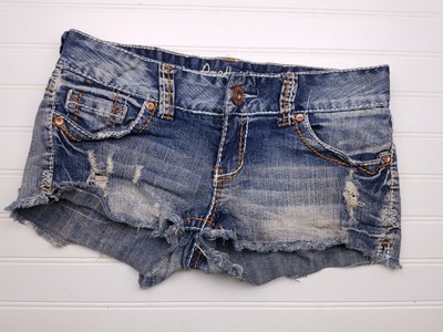 ladies cut off jean shorts