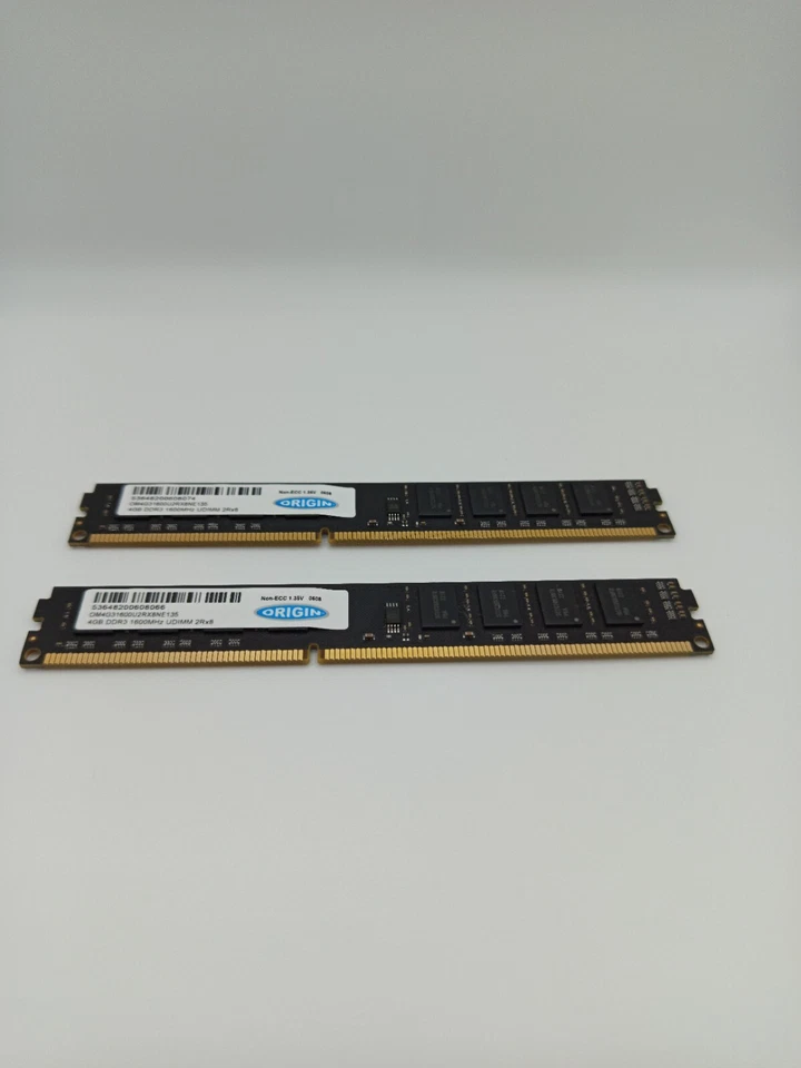 Origin 4GB DDR3 1600MHz SODIMM 2Rx8 Non-ECC 1.35V OM4G31600U2RX8NE135, Quantity2 - Image 4 of 4