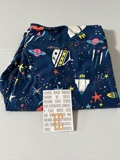 TC Tall And Curvy Lularoe Leggings Multicolor Space Ships Rockets Space NWOT New
