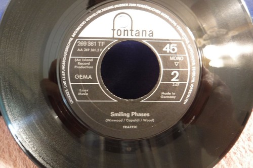 Traffic, Hole In My Shoe/Smiling Phases, Fontana 269 361 TF, 1967 Germany, Rock - Picture 4 of 4