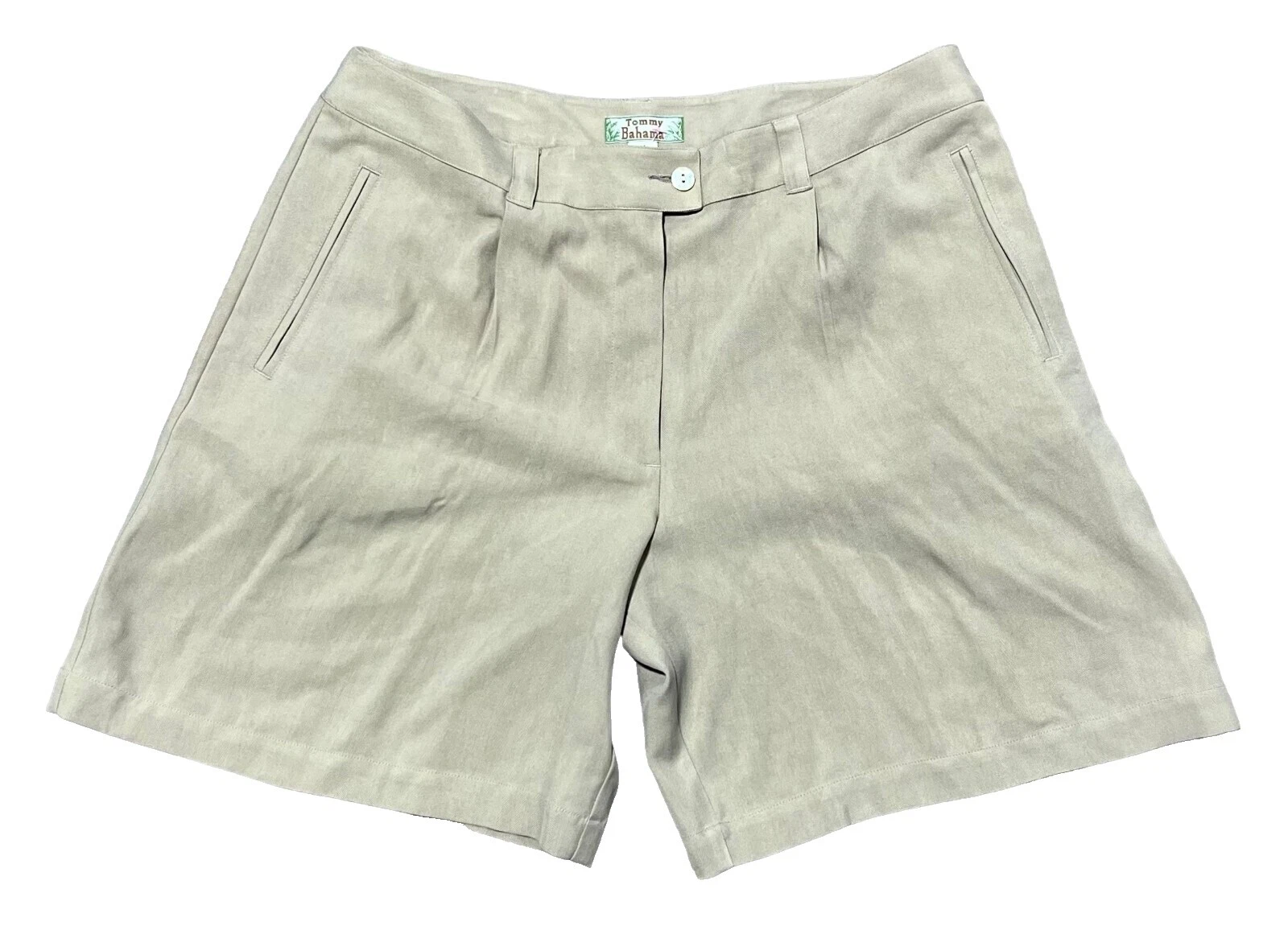 Pantalones cortos para mujer Tommy Bahama lisos 100 % seda