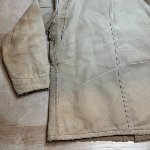 Giacca Vintage Carhartt C01 BRN Uomo Alta 50 Marrone Cappotto da Lavoro Coperta Foderata - Foto 7 di 10
