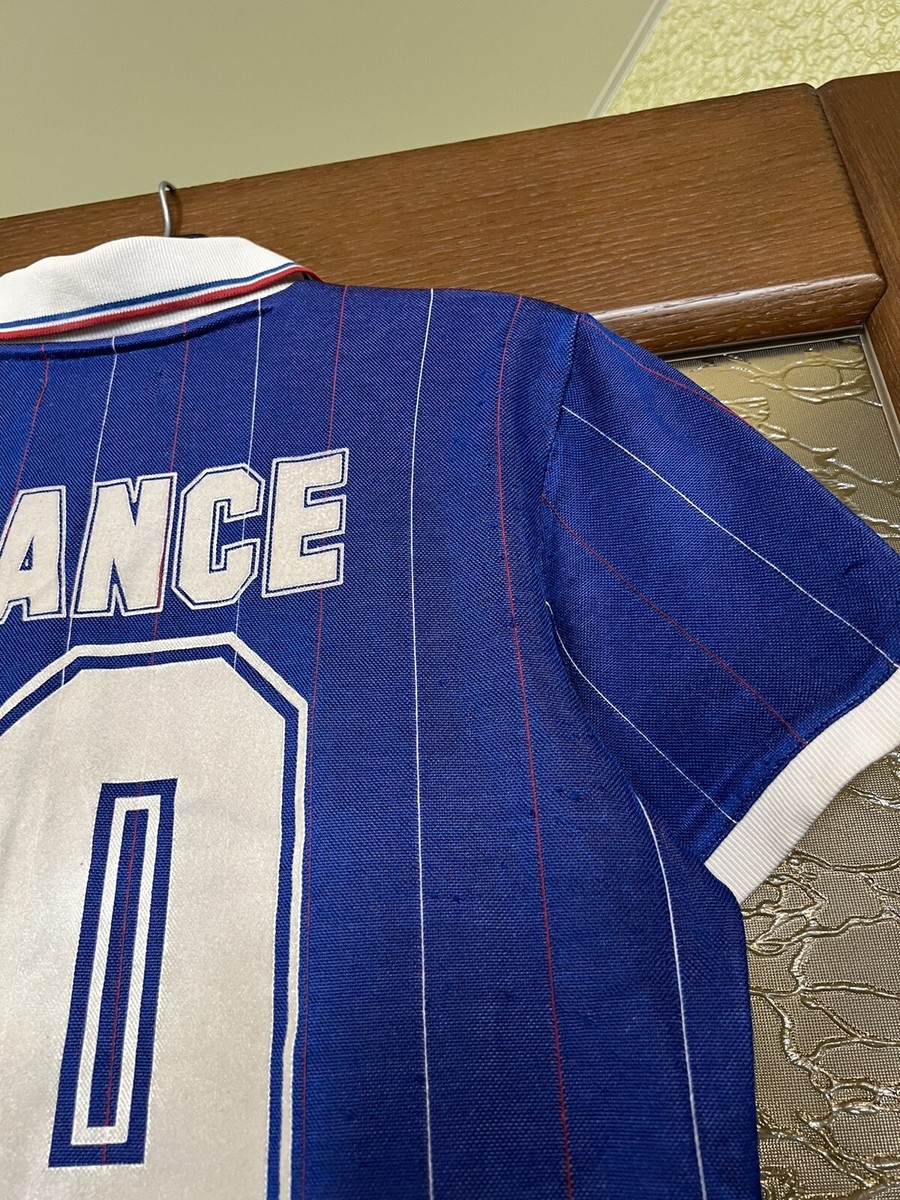 1982 FRANCE Adidas #10 PLATINI RETRO MENS FOOTBALL SHIRT