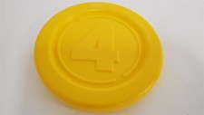 Hasbro Giant Connect Four 4 in a Row Replacement 5 5/16" Coin Disc Piece Yellow