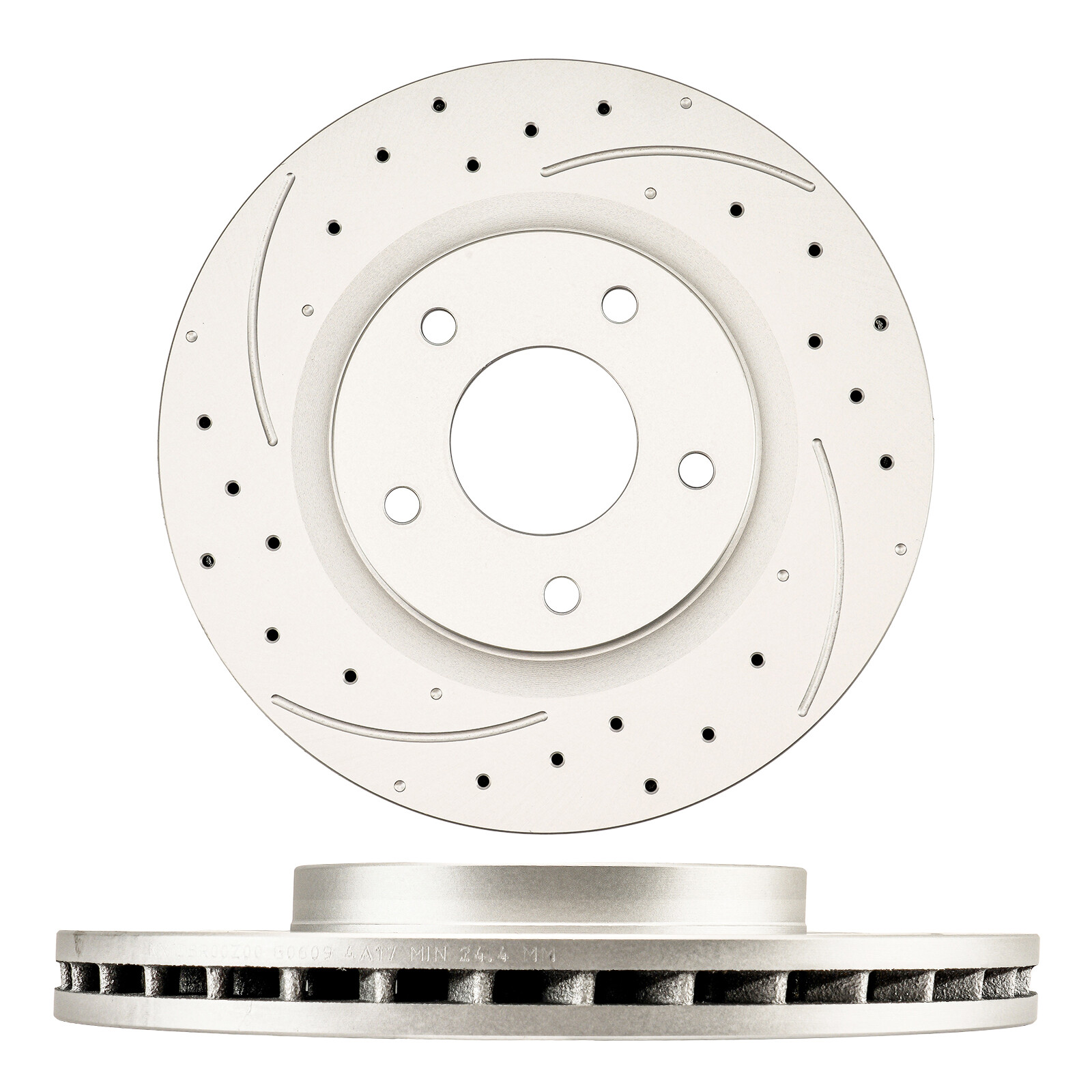 High-Performance 294mm Front Drilled Brake Rotors for Jeep Compass Patriot Mitsubishi Outlander Lancer