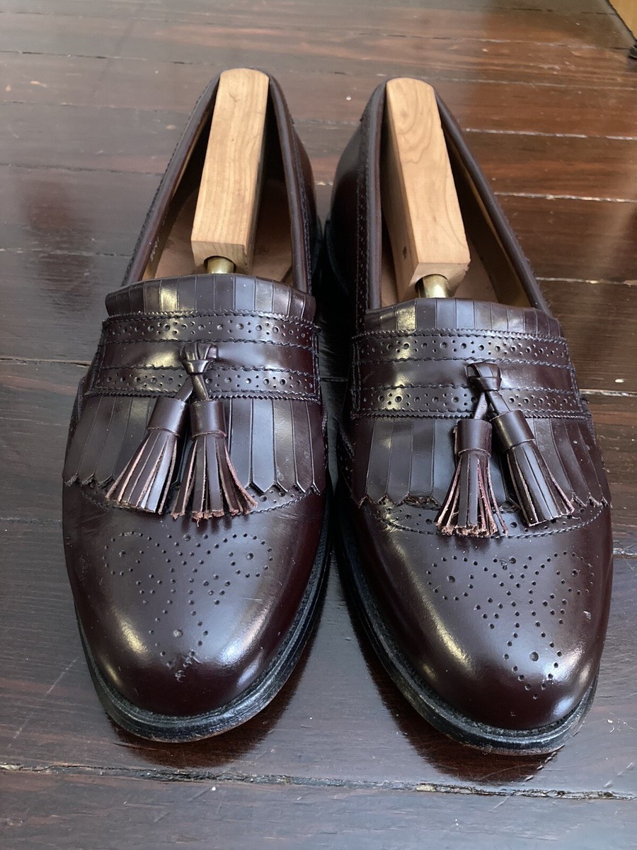 Allen Edmonds Mens 9.5C Bridgeton Leather Kiltie Tassel  display picture 1
