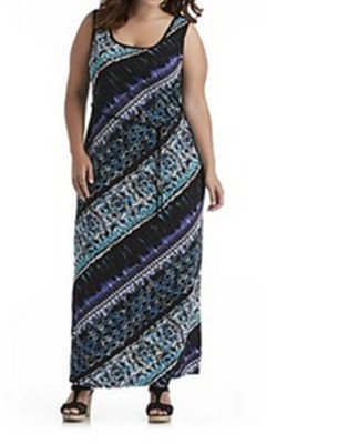 flattering maxi dress Chateau White Ruffle Maxi Dress - XL Size - Women's Dresses