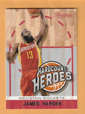 James Harden Houston Rockets 2013-14 Prestige Hardcourt Heroes Arizona State 5E