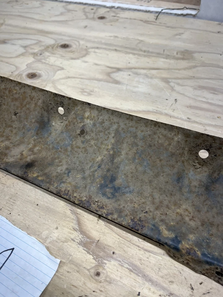 1973 1980 Chevy GMC C10 k10 Truck Suburban Blazer Radiator Hold Down Mount Panel - Image 4 of 4