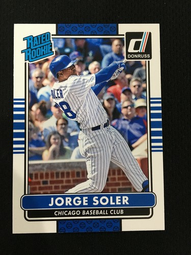 JORGE SOLER ROOKIE DONRUSS 2015 KANSAS CITY ROYALS RC BASEBALL CARD EBay