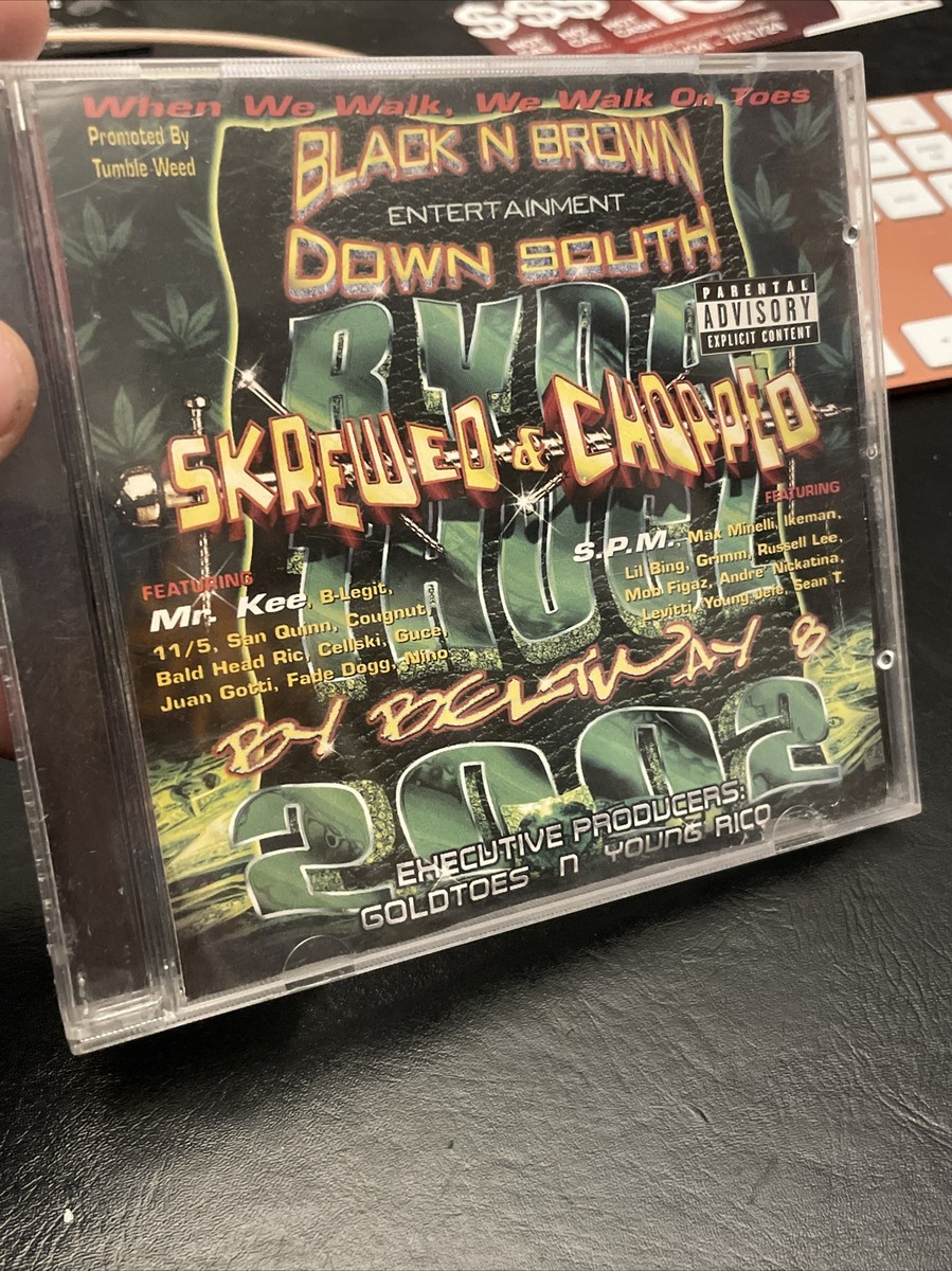 Black N Brown Skewed Chopped Ryda Thugz Vol. 1 Super Rare CD