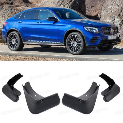 4 Mud Flaps Splash Guard Fender Car Mudguard For Mercedes Glc Coupe Amg Line Ebay