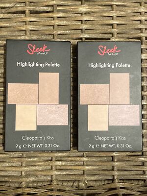 Sleek MakeUP Highlighting Palette - Cleopatra's Kiss~2~New Box .31 oz