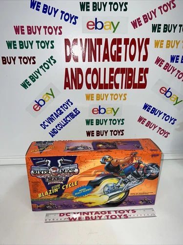 Vintage Galoob Biker Mice From Mars Throttle's Blazin Cycle Bike Vintage WOW