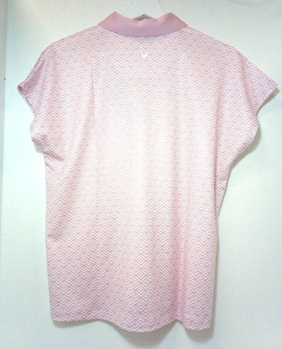 Callaway Golf Polo Shirt Ladies Size S Pink and White - New With Tags - Picture 4 of 6