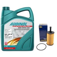 MotoröL Set 10W-40 Addinol 4 Liter + ÖLfilter SH 4725 P FüR Citroen C3 Peugeot