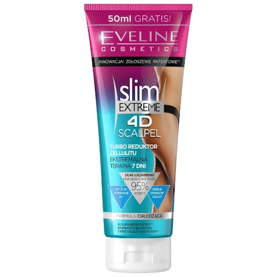 EVELINE COSMETICS (1L/31,92€) Eveline Slim Extreme 4D Anti Cellulite 250 ml