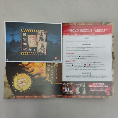 51st State Arena Erweiterungspaket Brettspiel Adventskalender 2017 Spielerweiterung