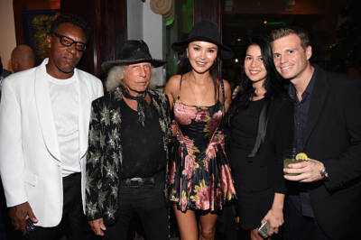 James Goldstein guest at the Versace Pool Party during Art Week Mi - Old Photo