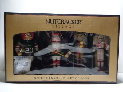 Nutcracker Villas 2000 # 40037 Sport ornaments-set of 4 Christmas ornaments