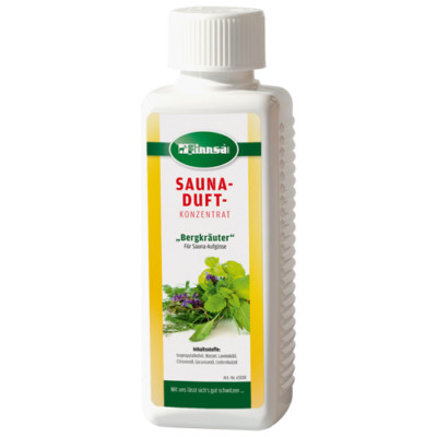 Finnsa Sauna Duftkonzentrat Saunaduft Saunaaufguss Aufguss Bergkräuter 250ml 018