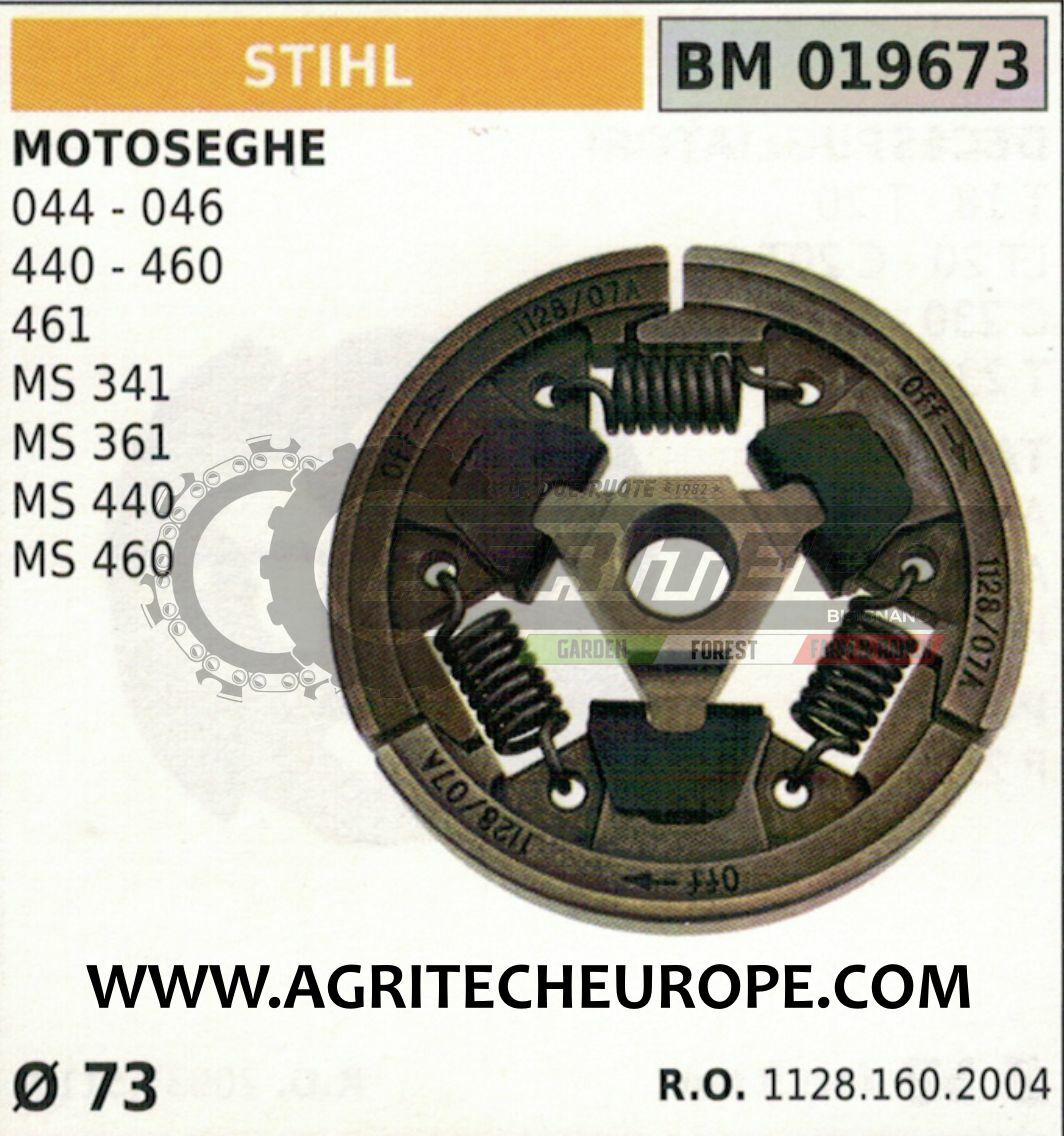 11281602004 FRIZIONE ADATTABIL MOTOSEGA STIHL 044 046 MS 440 441 460 461 462 Ø73