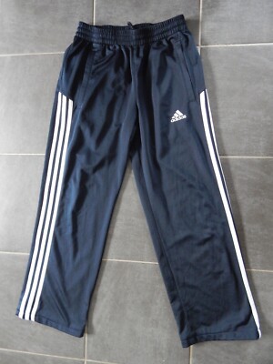 Kinder Sport Wear Hose 3/4 adidas 164 marine Jogging Fitness Funktionsbekleidung