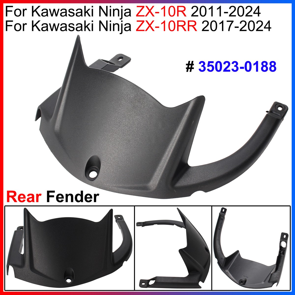 Rear Hugger / Mudguard For Kawasaki Ninja ZX-10R 2011-2024 Rear Hugger / Mudguard For Kawasaki Ninja ZX-10R 2011-2024