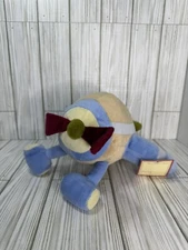 Baby Martex Boys Room Accent Decor Play 10" Pillow Plane Airplane Plush Lovey