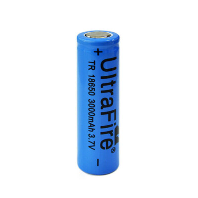 UltraFire Rechargeable Battery 3.7V Flat Top 3000mAh Lithium Batteries Cell