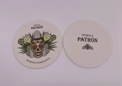 10x Patron Tequila Untersetzer Bierdeckel Bar deko Pappe Patrón NEU OVP