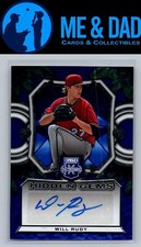 2023 Panini Elite Extra Edition #HG-WRD Will Rudy Hidden Gems Blue Signatures