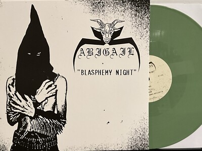 Abigail - Blasphemy Night LP 2022 Nuclear War Now!   ANTI-GOTH 495 [Green] NEW