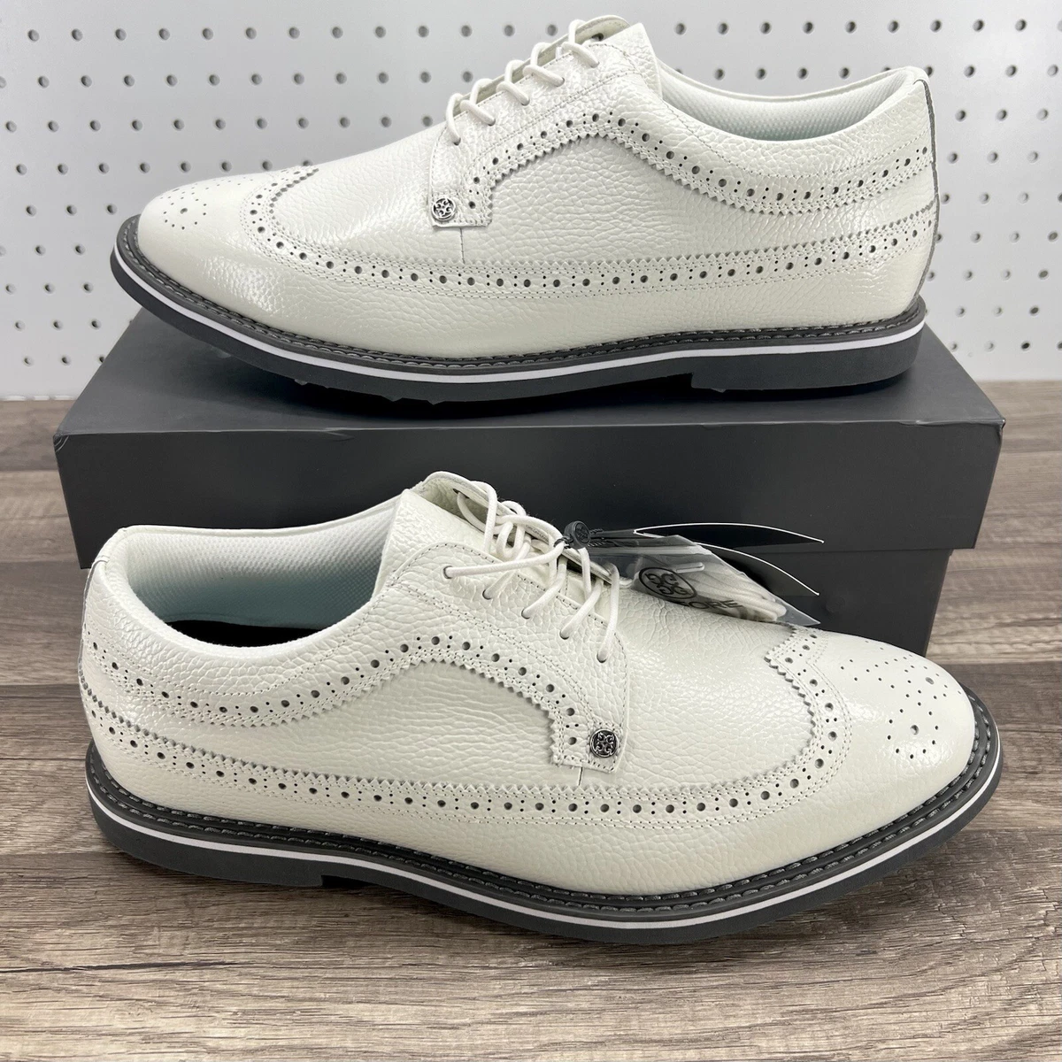 G Fore Collection Gallivanter Men s Sz 15 Golf Shoes White MSRP 185 G4MF21EF01