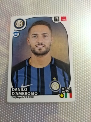 2017-2018 DANILO D'AMBROSIO Series A Figure Number 264 Inter Team