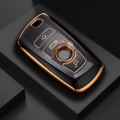 Car Accessories Key Cover Case Fob Black For BMW F10 F11 F30 X3 X4 X5 X6 X7