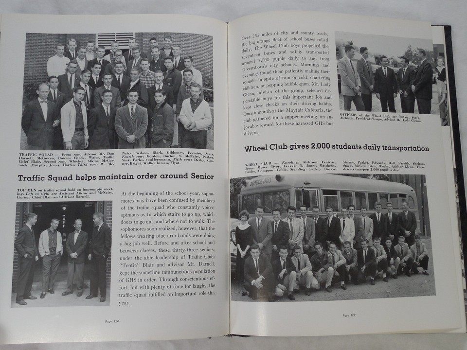 Yearbook, Greensboro Senior High School, Greensboro North Carolina