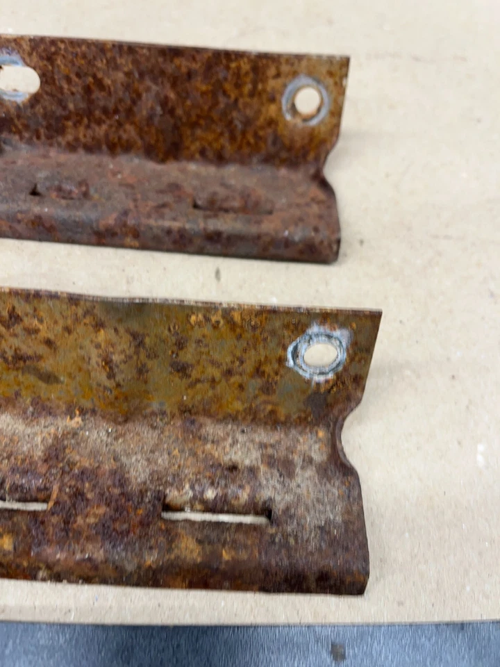 1972 GRAND PRIX 69 70 71 72 J SJ DOOR PANEL HANDLE PULL MOUNT BRACKETS ARMRESTS - Image 3 of 4