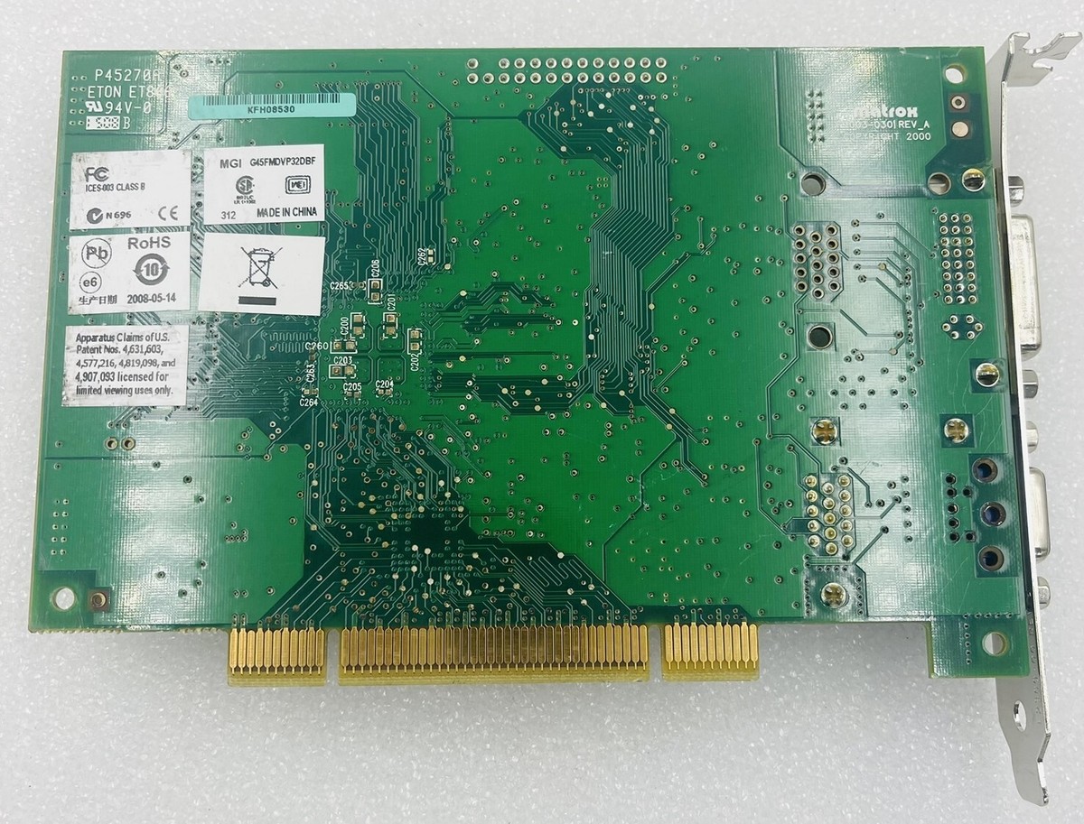 Matrox F7003-0301 PCI Graphics Card | eBay Matrox F7003-0301 PCI Graphics Card | eBay