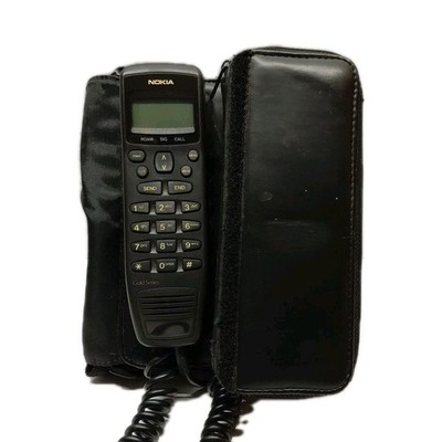 Borsa In Vera Pelle Con Clip Da Cintura Per Nokia 207 E 208 - Custodia Con Finestra Trasparente