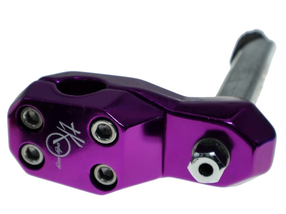 90s Odyssey TKO BMX Freestyle Quill Stem 22.2 x 21.1 x 60mm Purple - Image 2 of 4