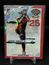 2025 Panini Prospect Edition #133 Jamie Arnold Holo Prospect Ticket - Red Ice