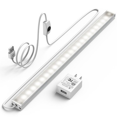 Under Cabinet Led Lighting, 12 Inch Light Strip Bar, Daylight White 5000K Dim...