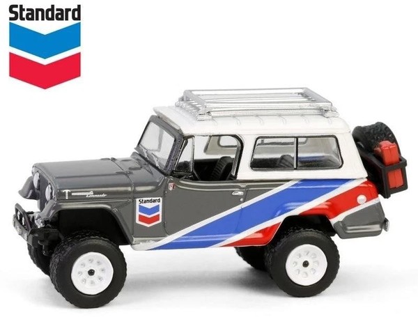 1970 Jeep Jeepster Commando Mit Off Road Teilen 1:64 Greenlight 41175C Metall-image